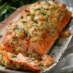 Crab & Shrimp Stuffed Salmon