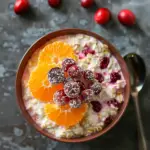 Cranberry Orange Overnight Oats