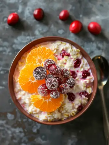 Cranberry Orange Overnight Oats