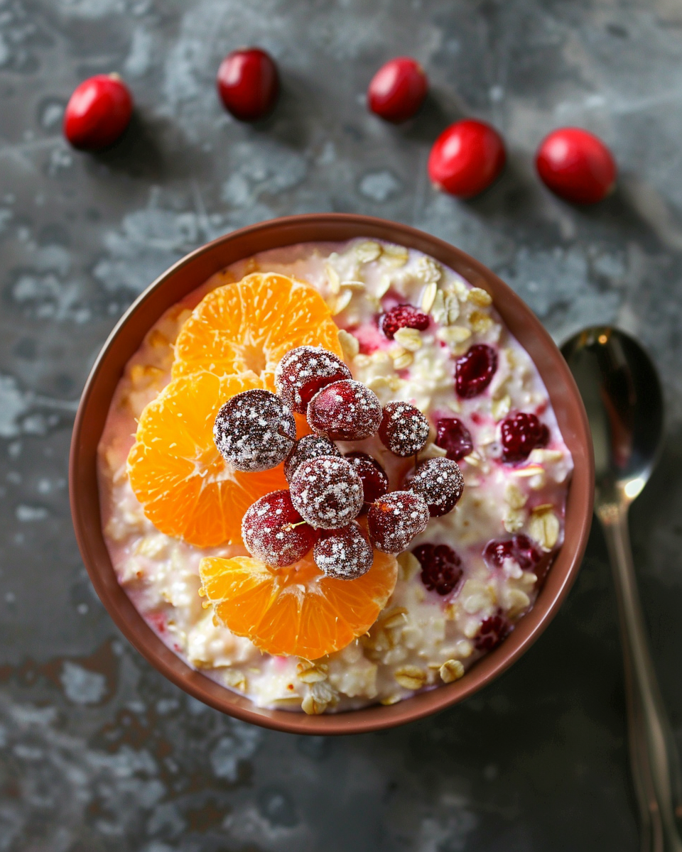 Cranberry Orange Overnight Oats 3 Cranberry Orange Overnight Oats
