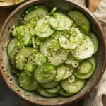 Creamy Asian Cucumber Salad Bowl