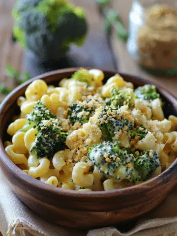Creamy One-Pot Broccoli Macaroni and Cheese