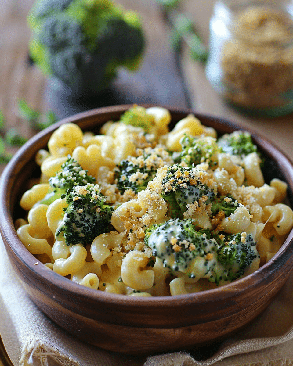 Creamy One-Pot Broccoli Macaroni and Cheese
