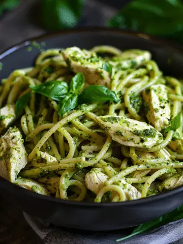 Creamy Pesto Chicken Pasta