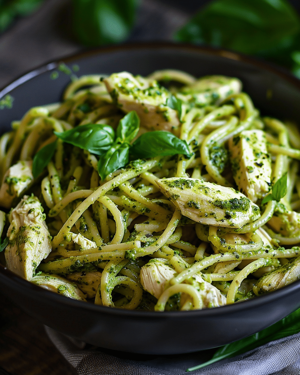 Creamy Pesto Chicken Pasta