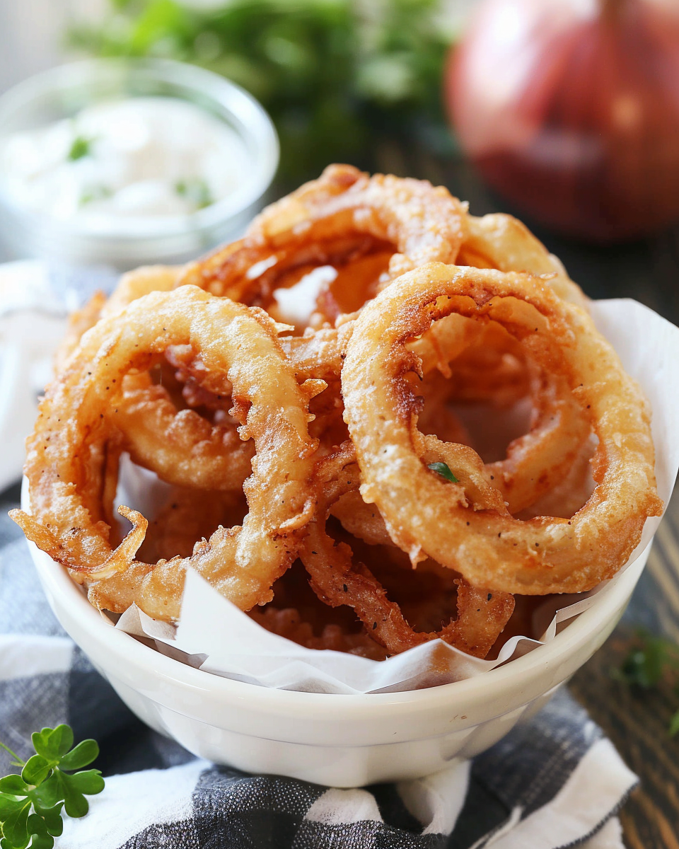 Crispy 2-Ingredient Onion Ring Chips