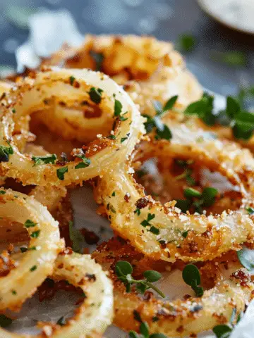 Crispy Baked Onion Ring Chips