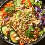 Crunchy Asian Ramen Noodle Salad