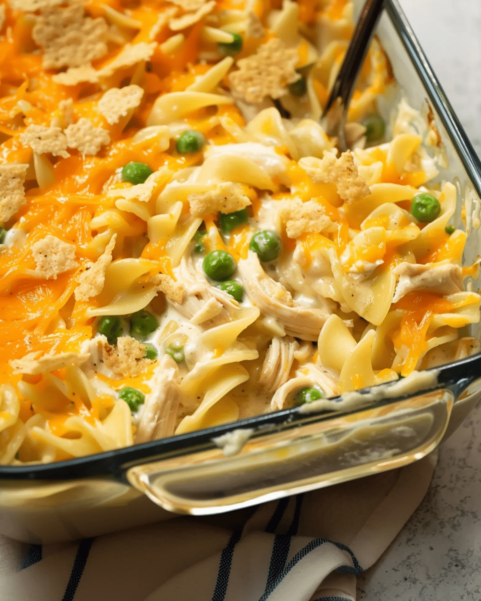 Easy Chicken Noodle Casserole