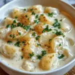 Easy Creamy Garlic Sauce Baby Potatoes