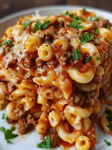 Easy Homemade Beefaroni