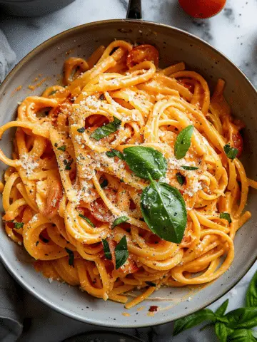 Easy One Pot Creamy Tomato Pasta