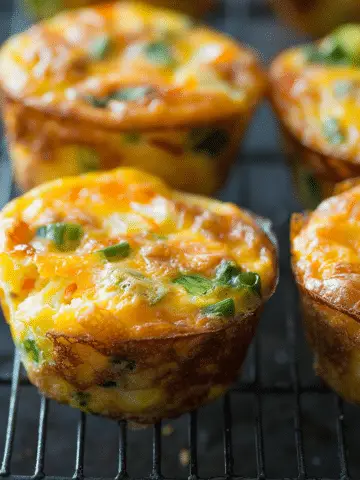 Egg Muffins with Veggies and Cheese
