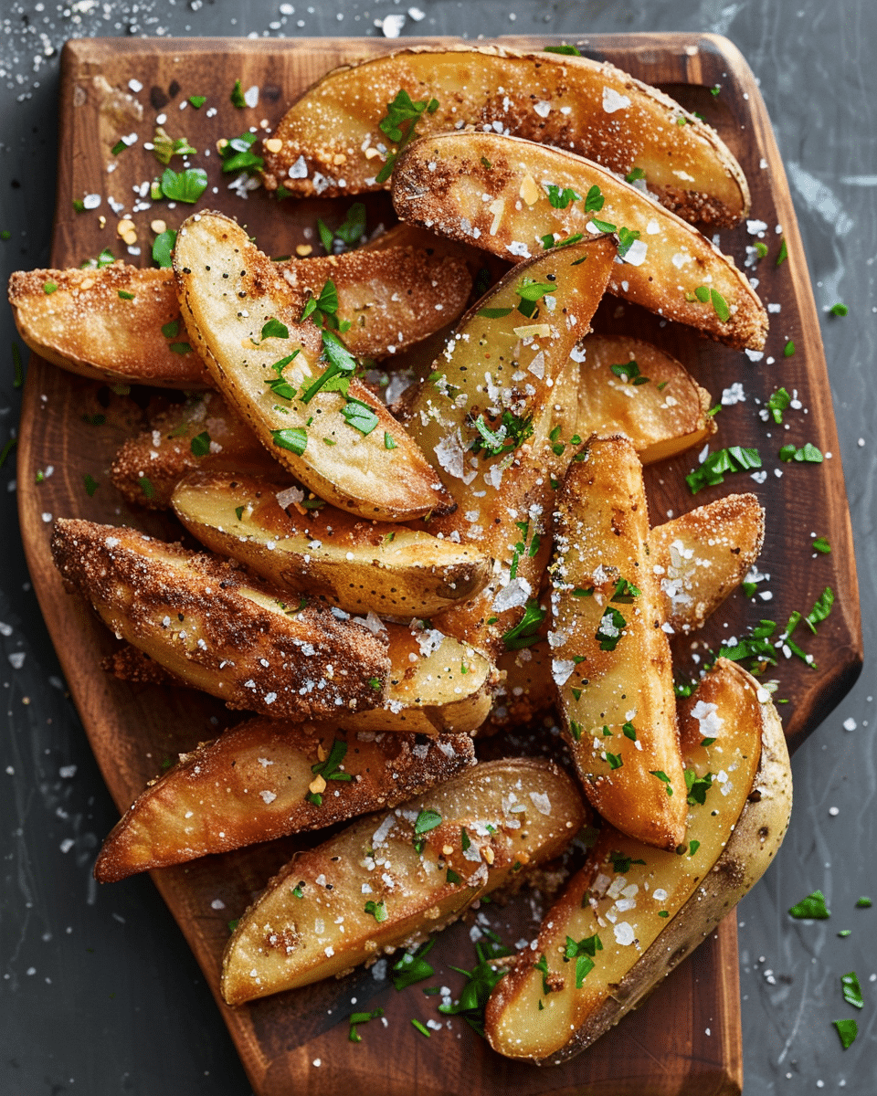 Extra Crispy Potato Wedges