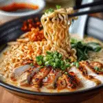 Fiery Garlic Chicken Ramen