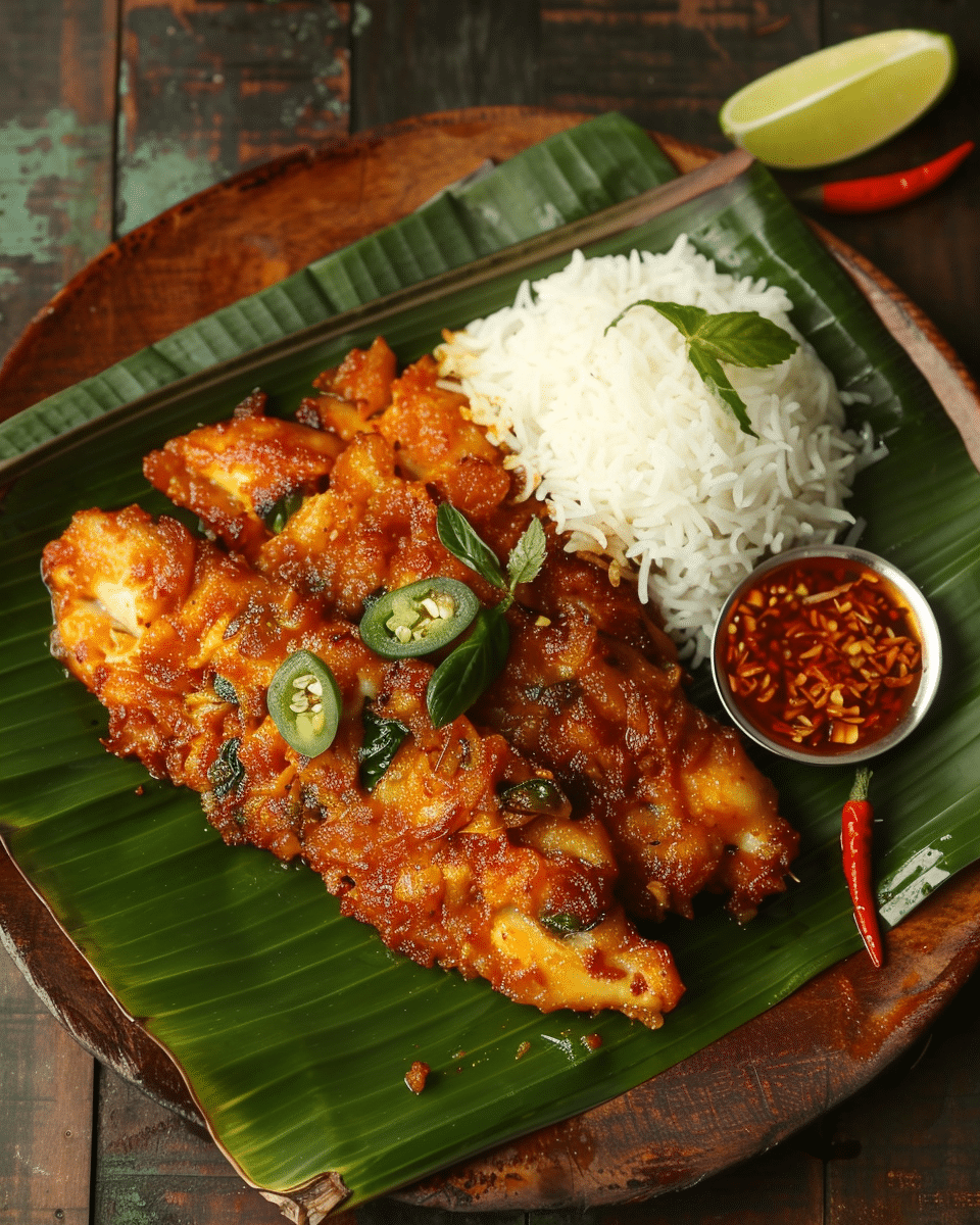 Fish Fry in Banana Leaf