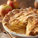 French Apple Custard Pie