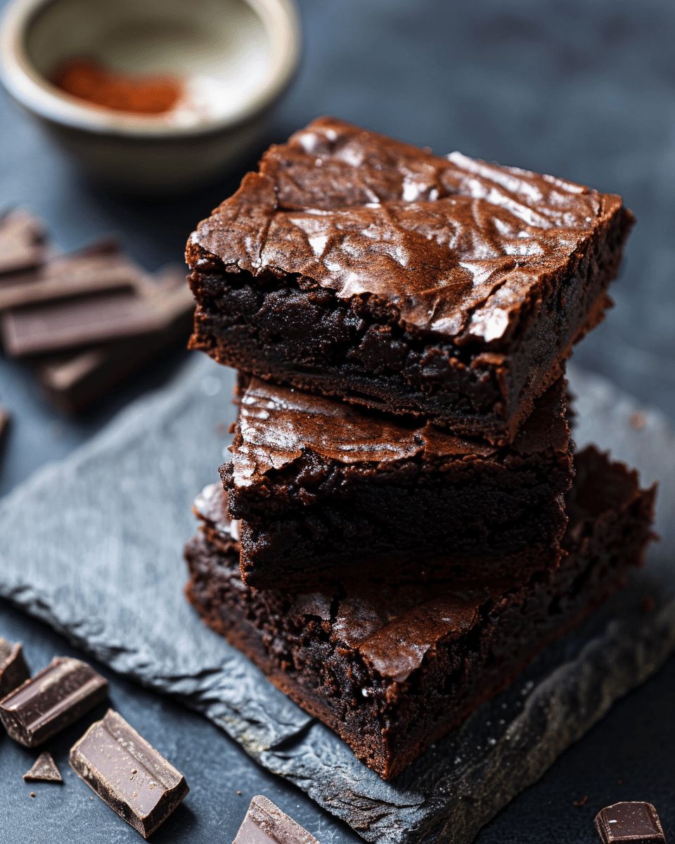 Fudgy Greek Yogurt Brownies