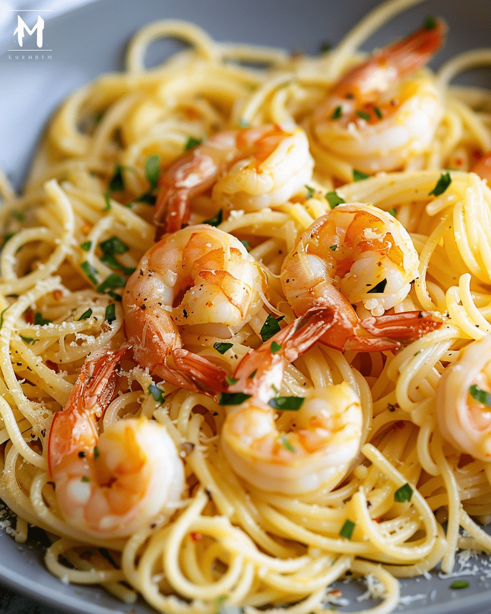 Garlic Butter Shrimp Scampi Pasta