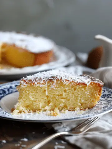 Gluten-Free Coconut Greek Yogurt Cake