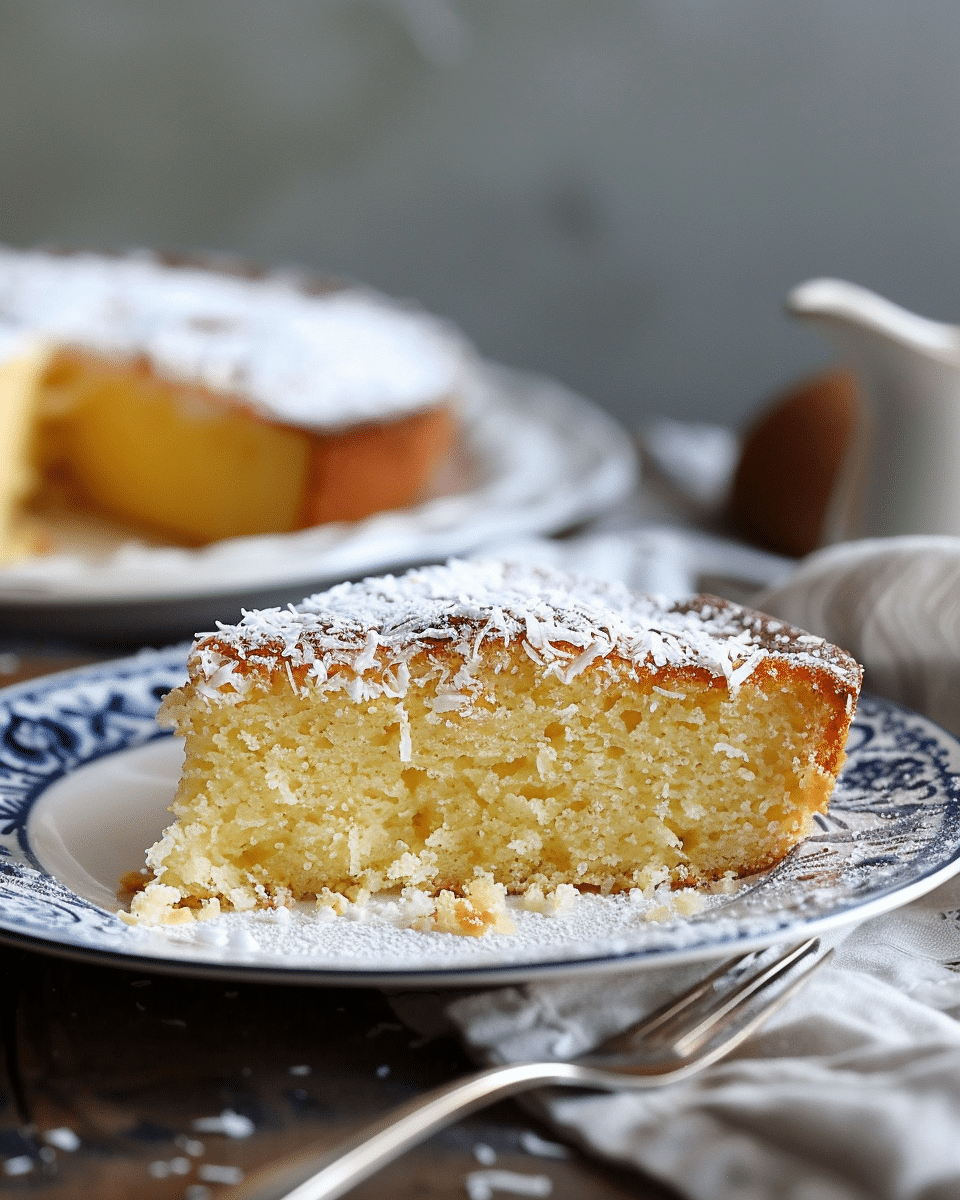 Gluten-Free Coconut Greek Yogurt Cake