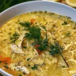 Greek Lemon Chicken Soup (Avgolemono)