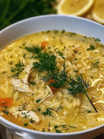 Greek Lemon Chicken Soup (Avgolemono)