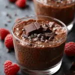 High Protein Chocolate Chia Pudding