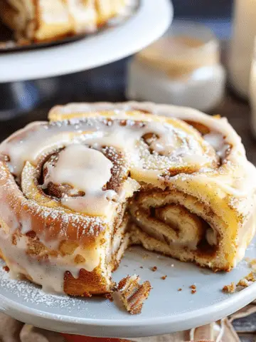Homemade Cinnamon Roll Cake