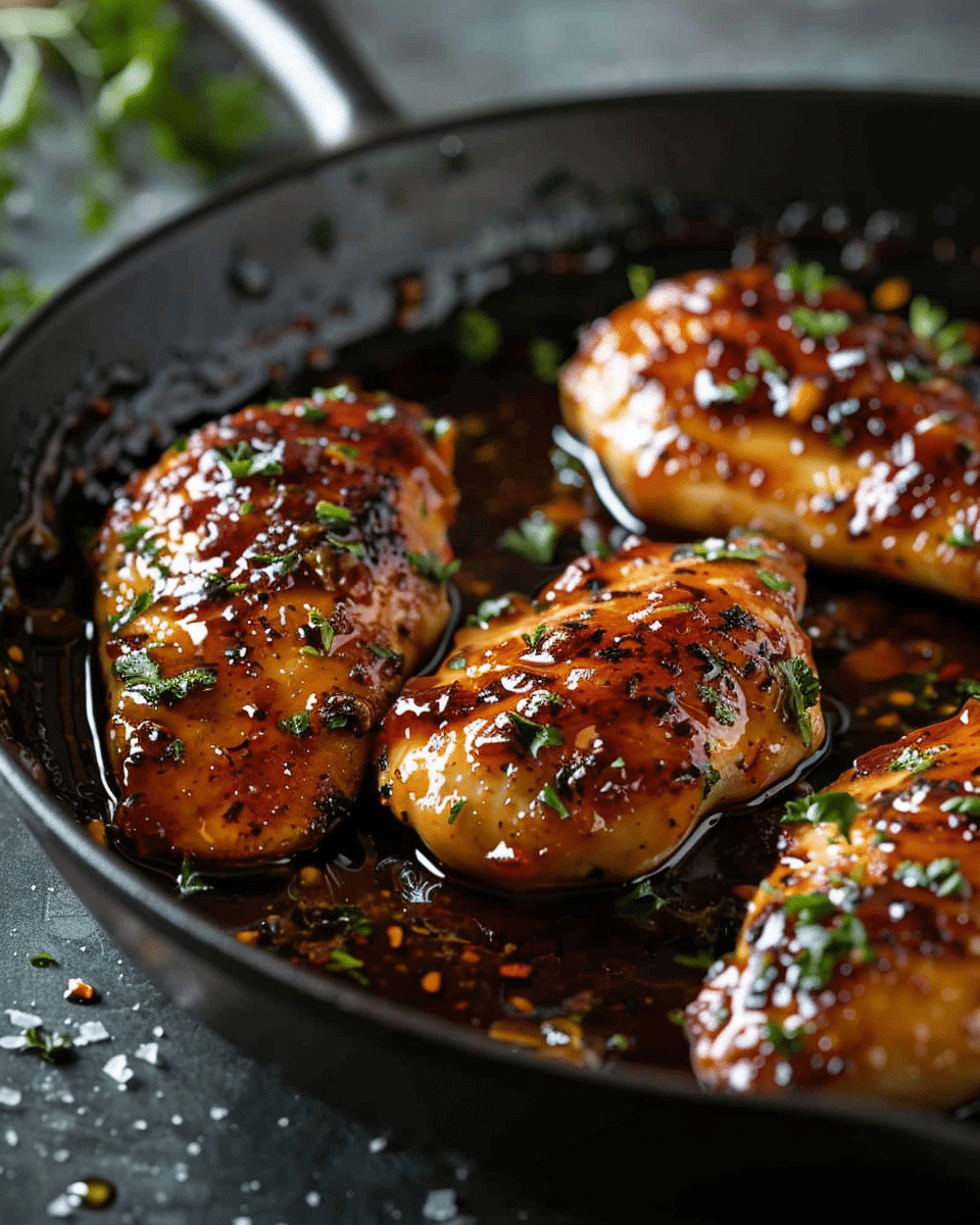Honey Glazed Chicken Skillet