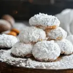 Kourabiedes – Greek Christmas Almond Cookies