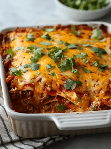 Lazy Enchilada Casserole