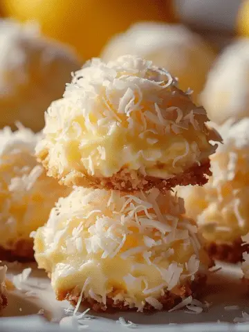 Lemon Coconut Cheesecake Cookies