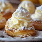 Limoncello Mascarpone Profiteroles