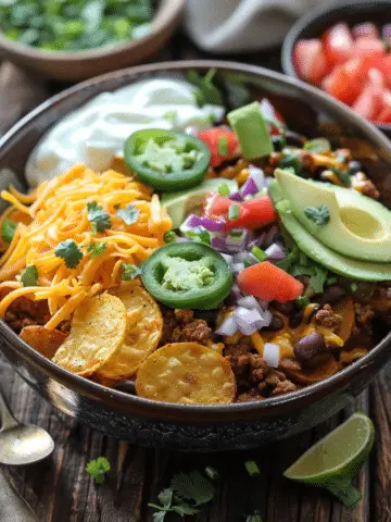 Loaded Potato Taco Bowl