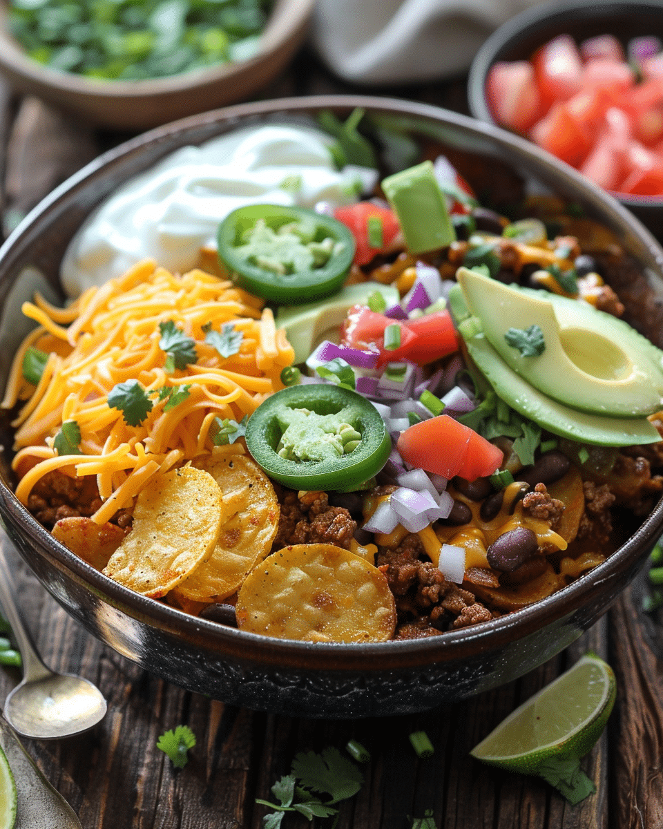 Loaded Potato Taco Bowl