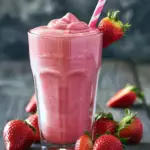 No Added Sugar Strawberry Protein Shake