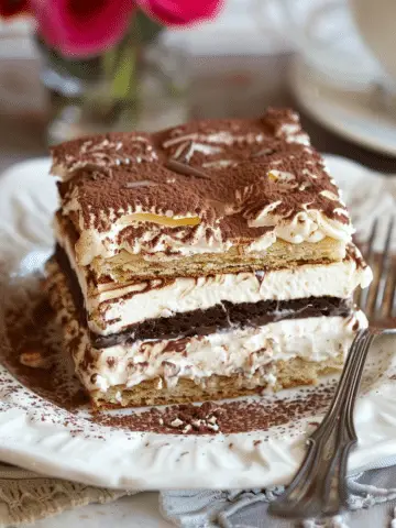 No-Bake Chocolate Eclair Icebox Cake