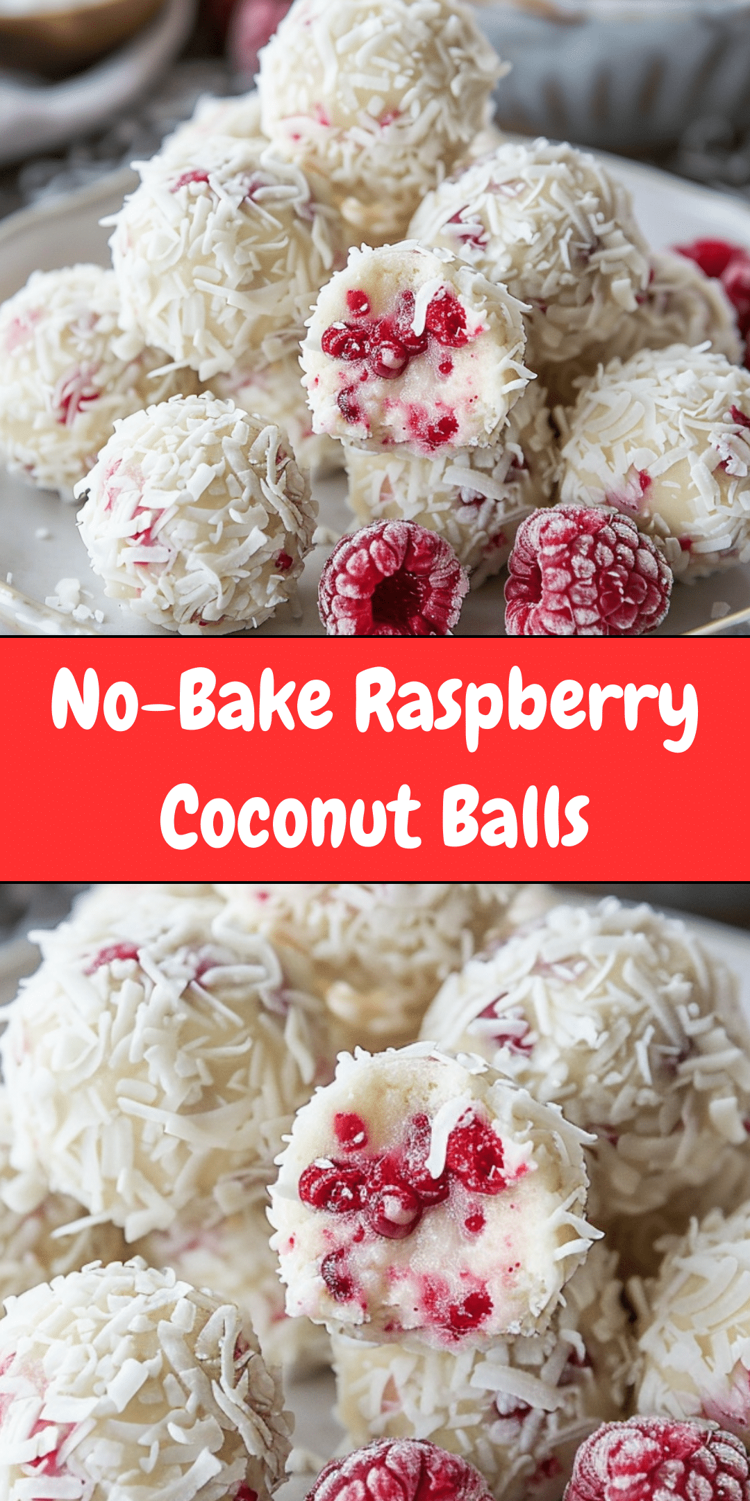 Hop Balls Raspberry No-Bake Raspberry Coconut Balls | Cheryl's Cooking