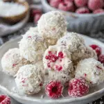 No-Bake Raspberry Coconut Balls