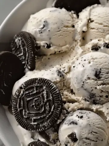 No-Cook Cookies and Cream Ice Cream