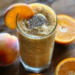Orange Peach Chia Seed Smoothie