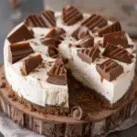 Peanut Butter Cup No-Bake Cheesecake
