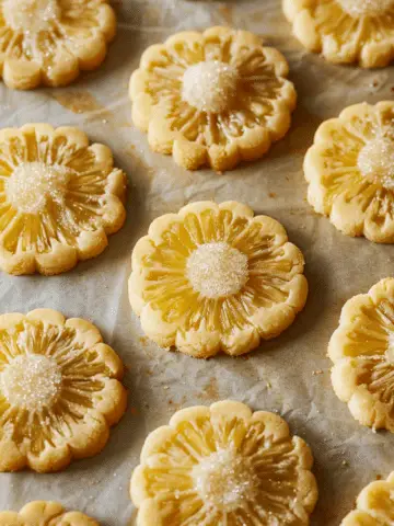 Pineapple Upside-Down Sugar Cookies