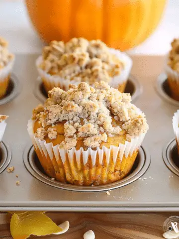 Pumpkin Streusel Muffins