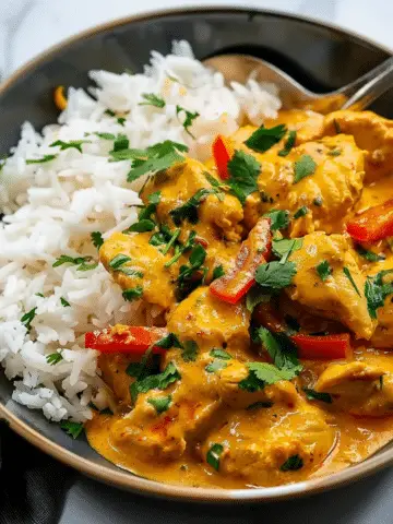 Quick Coconut Chicken Curry