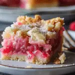 Rhubarb Pudding Bars