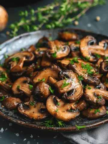 Sautéed Garlic Butter Mushrooms