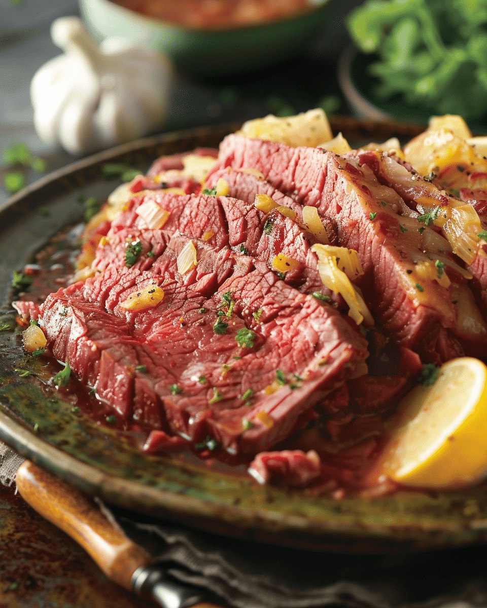 Slow Cooker Corned Beef and Cabbage