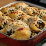 Spinach and Artichoke Stuffed Shells